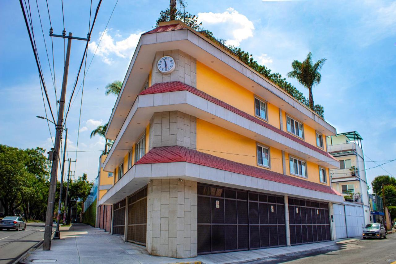 Hotel La Casa Del Reloj Mexiko-Stadt Exterior foto